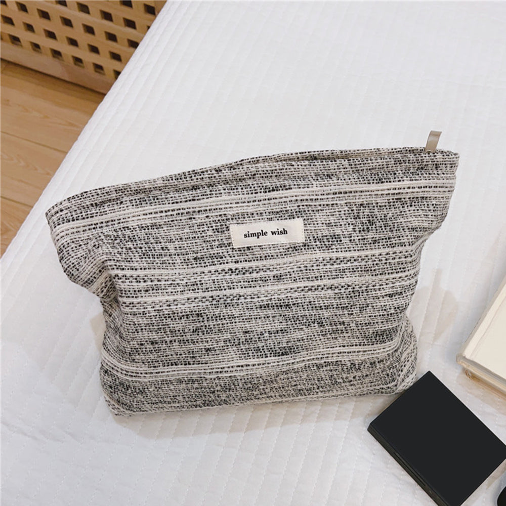 551 Women Canvas Casual Clutch Bag Zipper Cosmetics Toiletries Storage Bag 551 Women Canvas Casual Clutch Bag Zipper Cosmetics Toiletries Storage Bag